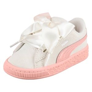 puma basket heart baby